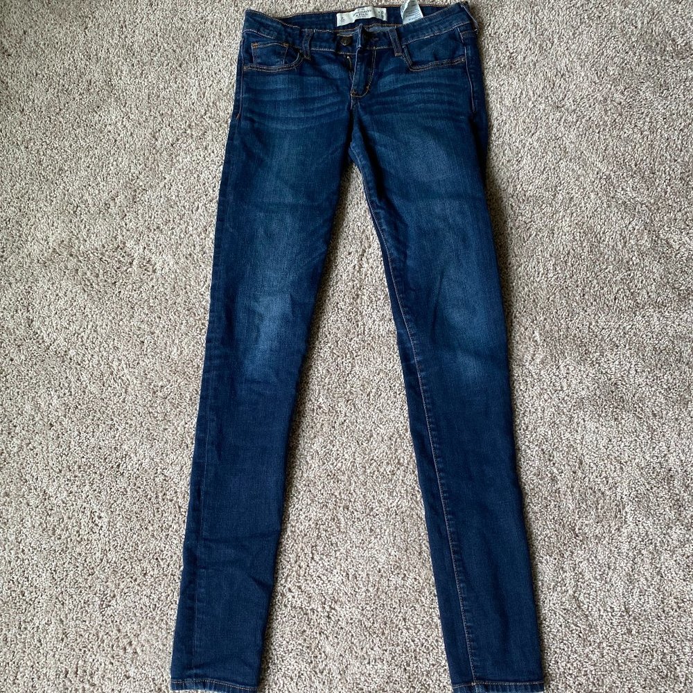 Abercrombie and Fitch Dark-wash Jeans